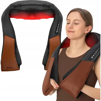 Masážní přístroj Masážní přístroj na krk a záda GYMTEK SHIATSU s vyhřívaným POLŠTÁŘ MASÁŽNÍ PŘÍSTROJ