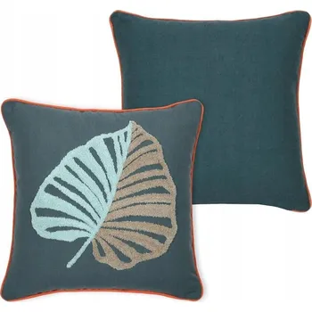Polštář Polštář KENTIA 40x40 cm modrý list