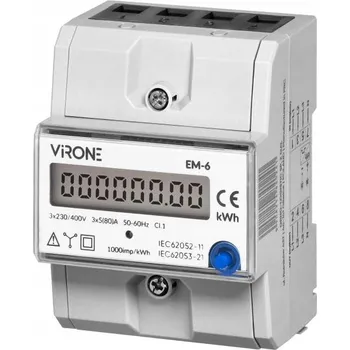 Měřič spotřeby Měřič spotřeby Virone 230 V IP20 80 A
