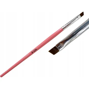 Kosmetický štětec ŠTĚTEC NA GELOVÉ NEHTY ŠIKMÝ VELIKOST 6