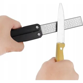 Brousek na nože, sekery a nůžky, diamantový, oboustranný