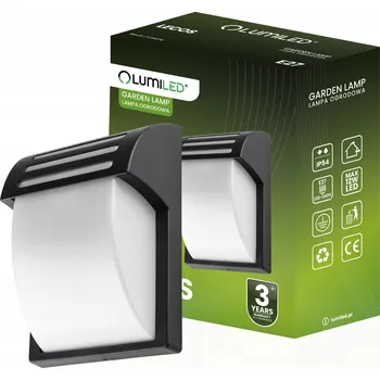 Nástěnné svítidlo Venkovní nástěnné svítidlo Lumiled bílé, černé E27 12 W