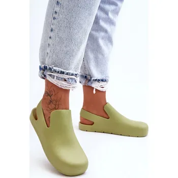 Dámské sandále Boto Módní gumové dřeváky Meriko Barva: Zelená, Velikost: 38