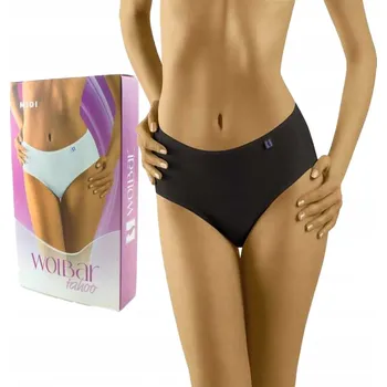 Kalhotky Wol-Bar Tahoo Midi černé M Kalhotky kalhotky