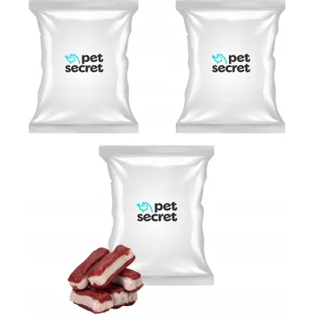 Pamlsek pro psa 2+1 Lisovaná kost obalená kachnou 500g, psí pamlsek Pet Secret