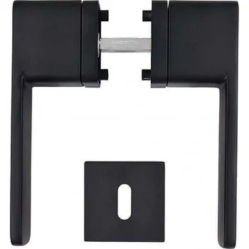 Dveřní kování EDITA-R OK rozetové kování černá matná