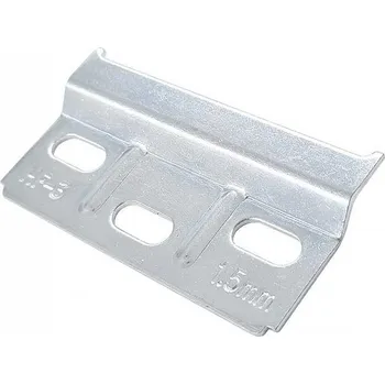 Nábytkové kování Závěsný plech k rektifikačnímu kování 63x34mm univerzální