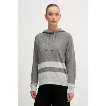 Dámský svetr Svetr s příměsí vlny United Colors of Benetton šedá barva, 102HE203V 90X, vel. S