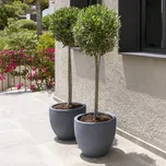 Květináč Jesslyn šedý M, ⌀ 60 x v 52 cm, 11 kg, 107,4 l