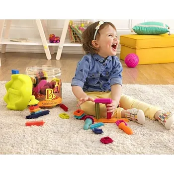 ostatní stavebnice B.Toys Stavebnice „Jeżyki” v dóze - Malá sada Stackadoos In Jar Bx1175