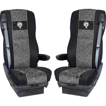 Potah sedadla POTAHY DAF XF 105/106 2012- 1+1, 2 POPRUHY ŠEDÉ