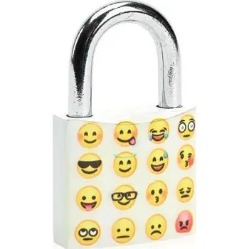 Visací zámek Tokoz Visací zámek EMOJI malý 3 klíče