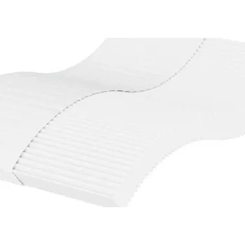 Matrace vidaXL Pěnová matrace bílá 120 x 200 cm tvrdost H2 H3