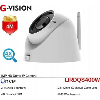 Bezpečnostní kamera WIFI IP kamera otočná, 4MPX LIRDQS400W