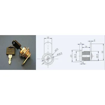 AVES/Armstrong 103-16 Nikl lamelový zámek 90st. SU !!!! (č.888)