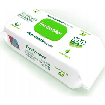 Vlhčený ubrousek Vlhčené čisticí ubrousky na povrchy - Green