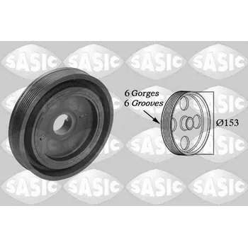 Řemenice, klikový hřídel SASIC 2150023