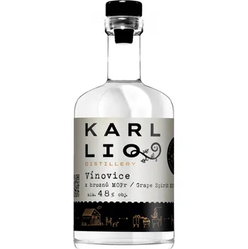 Pálenka Karl LIQ Vínovice MOPr 48% 0,2l (hroznovice)