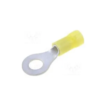 Elektrický konektor Zakončovací očko M6 Ø 6,35mm 3÷6mm2 krimpovací na kabel měď