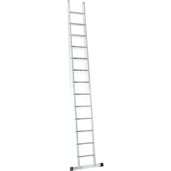 Žebřík Jednodílný hliníkový žebřík Alpos profi 14 příček