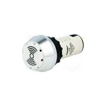 Signalizace záběru Signalizátor zvukový 80dB Podsv LED 12VAC/DC IP40 Ø22mm
