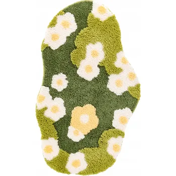 Koberec Koberec Shaggy Protiskluzový Huňatý 50x80cm Měkký Silný Dekorativní Mech