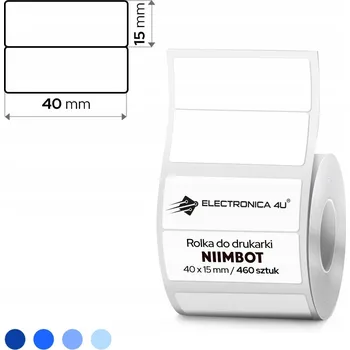 Samolepící etiketa Bílé samolepicí etikety samolepky termální Niimbot B1 B21 B3S 40x15