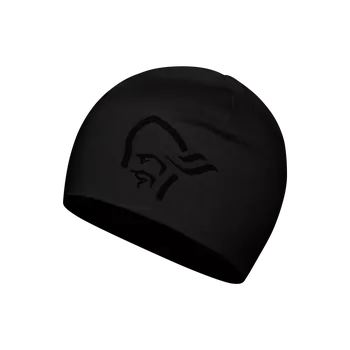 Čepice Zimní čepice Norrona /29 pureUll180 Beanie - caviar black one size