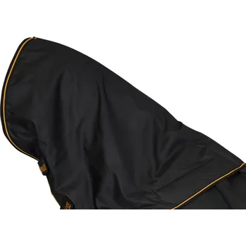 Deka pro koně Bucas krční díl Irish Turnout Extra, 300g Barva: černá-zlatá, Velikost: XS