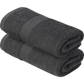Ručník LIVARNO® Froté ručník, 50 x 100 cm, 2 kusy (šedá)