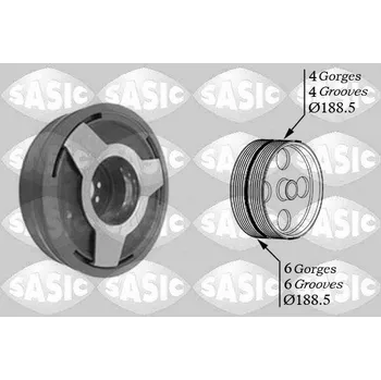 Řemenice, klikový hřídel SASIC 9001806