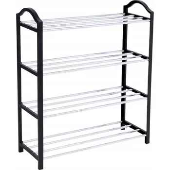 Botník Botník na nožičkách, s policemi Gockowiak 52 x 62 x 19,5 cm černá