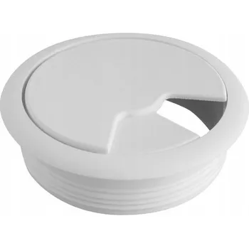 kabelová chránička Kabelová průchodka kulatý x 60 cm, plast, bílá