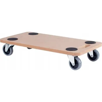Plošinový vozík Transportní deska pro tvrdé podlahy, 58 x 29 cm, MDF deska, nosnost 200 kg