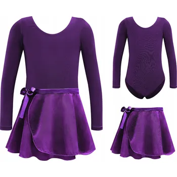 Body BALETNÍ TRIKOT S TYLOVOU SUKÝNKOU PRO TANEC BALET VEL. 130