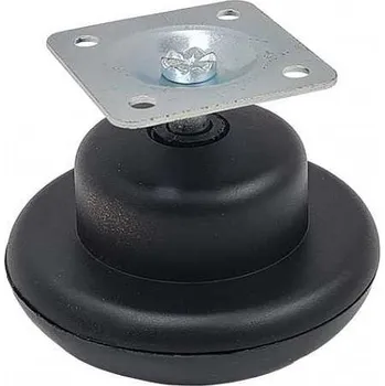 Nábytkové kování Kluzák s plotýnkou C65 černý mat (45kg) výška 45mm