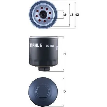 Olejový filtr Olejový filtr MAHLE OC 1539