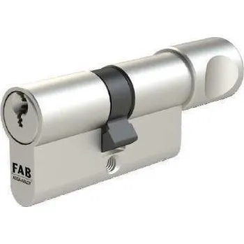 Vložka do dveří Assa Abloy 3.02/BDKmNs 55+55K 5KL.cylindrická vložka s knoflíkem malým NIKL