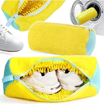 Praní a péče o prádlo 1 KS SÁČEK SÍŤKA NA PRANÍ BOT, OBUVI Z MIKROVLÁKNA OCHRANA