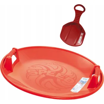 Talíř Sáňkovací talíř SPEED + kluzák KID Jablíčko