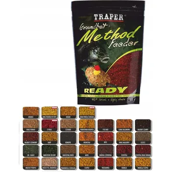 Návnadová surovina Návnada Traper Method Feeder Ready Tygří ořech / Kukuřice 750 g