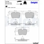 Sada brzdových destiček, kotoučová brzda DELPHI LP1783