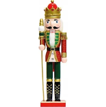 Vánoce Louskáček 38 Cm , Louskáček , dřevěná figurka, vánoční ozdoba