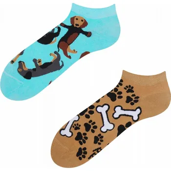 Pánské ponožky Jezevčík - Kotníkové Ponožky Dedoles 39-42