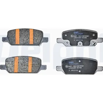 Brzdová destička Sada brzdových destiček, parkovací brzda DELPHI LP5034EV