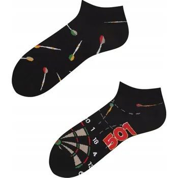 Pánské ponožky Kotníkové Ponožky barevné King of Darts Low Šipky 39-42