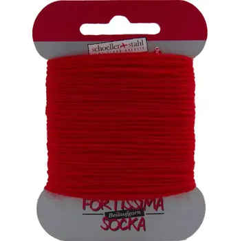 Příze Ponožková látací příze Fortissima 1003 Třešeň (Schoeller Stahl Fortissima Beilaufgarn 1003 Kirsch 2-ply)