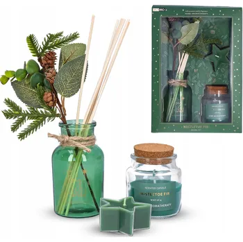Svíčka Svíčka + vonné tyčinky vánoční dárková sada