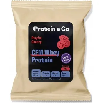 Protein Protein a co CFM WHEY PROTEIN 80 (30 g) - Playfull cherry