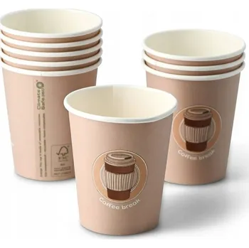 Jednorázové nádobí Papírový kelímek 250 ml 50 ks